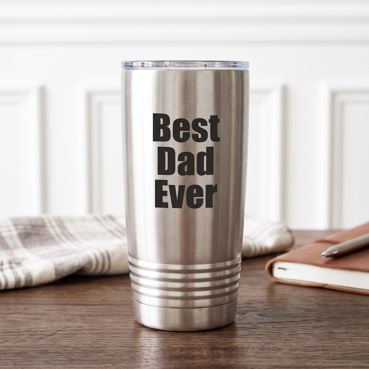 Best Dad Ever Engraved 20oz Polar Camel Tumbler with Gift Box - Gifts Are Blue
