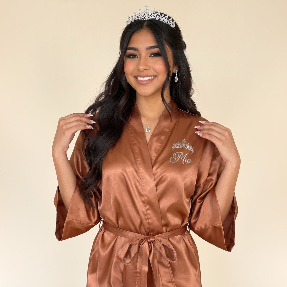 Classic Princess Quinceanera Robe Personalized, Quince Gift - Gifts Are Blue