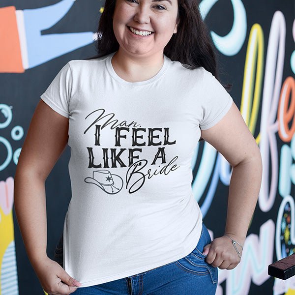 Cowgirl Bride & Bridesmaid Shirts for Western Bachelorette Party - Gifts Are Blue