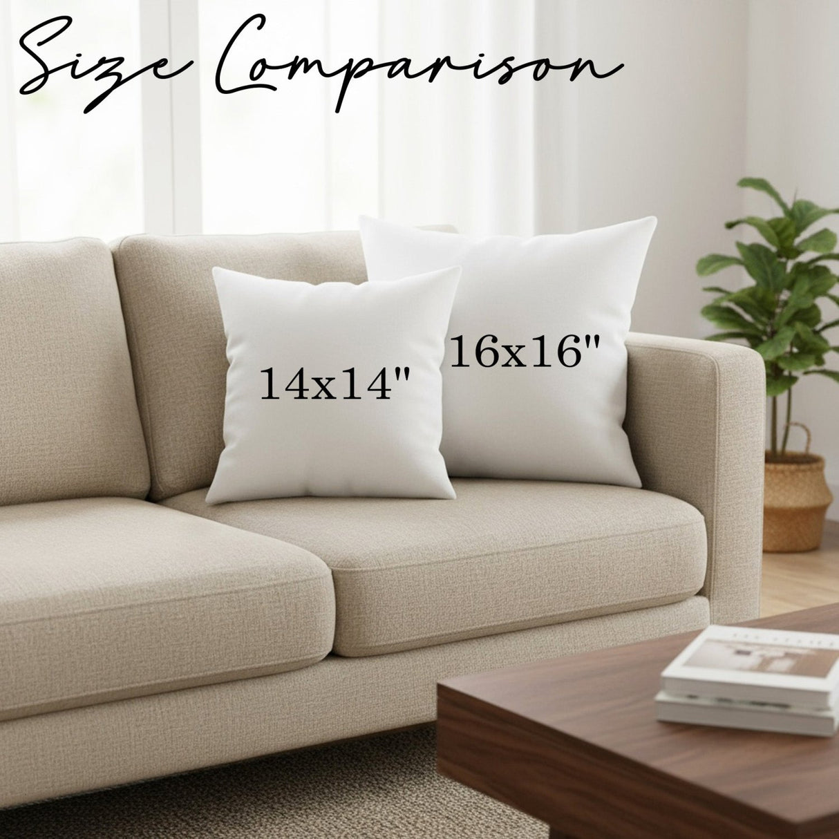 Multi Design Religious Fall Linen Throw Pillows for Couch, Set of 2, 3, and 4, Autumn Decoration - Gifts Are Blue