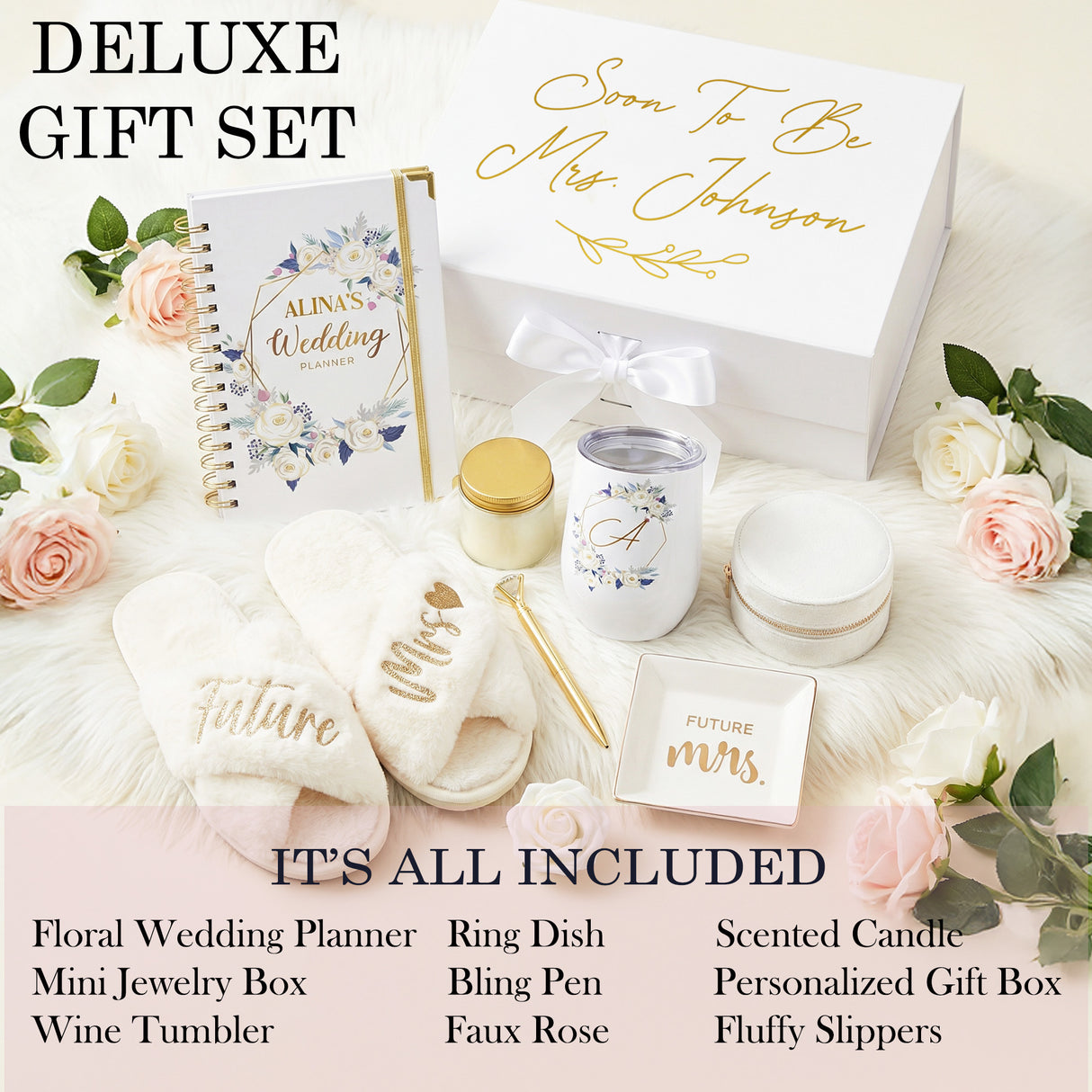 Floral Engagement Gift Box for Bride - The Best Yes Ever Gift Set