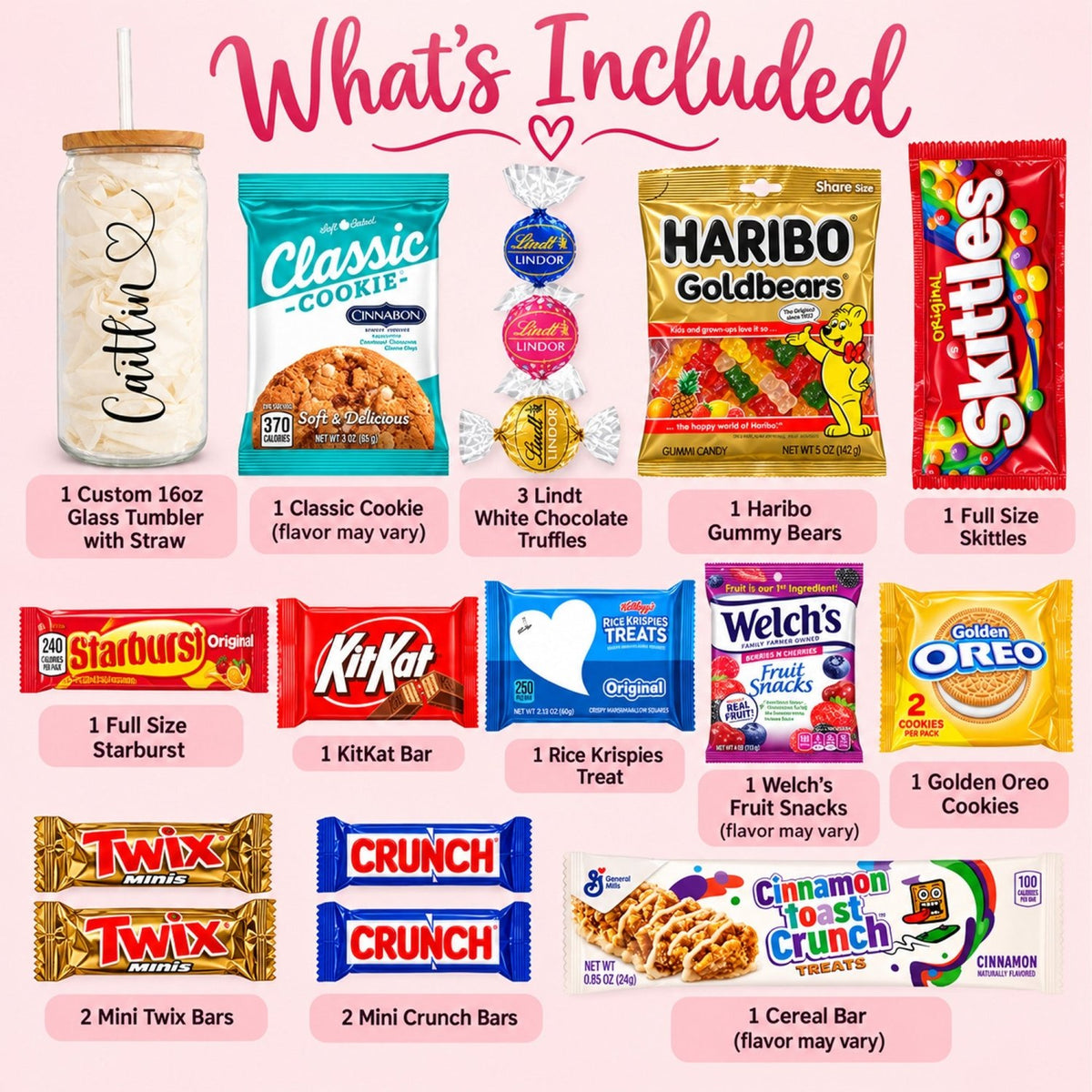 Birthday Sweets & Happy Treats Gift Box for Teen Girls - Gifts Are Blue