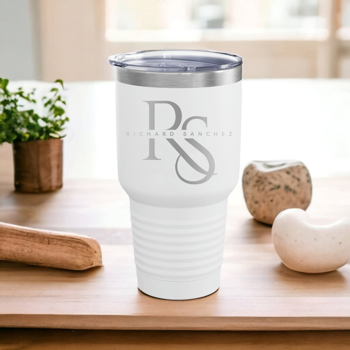 30oz Laser Engraved Custom Coporate Logo Polar Camel Tumblers for Businesses - Gifts Are Blue