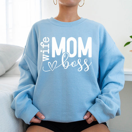 Oversized sweatshirt designed for mom on mothers day, christmas and birthdays. All SKUs.
