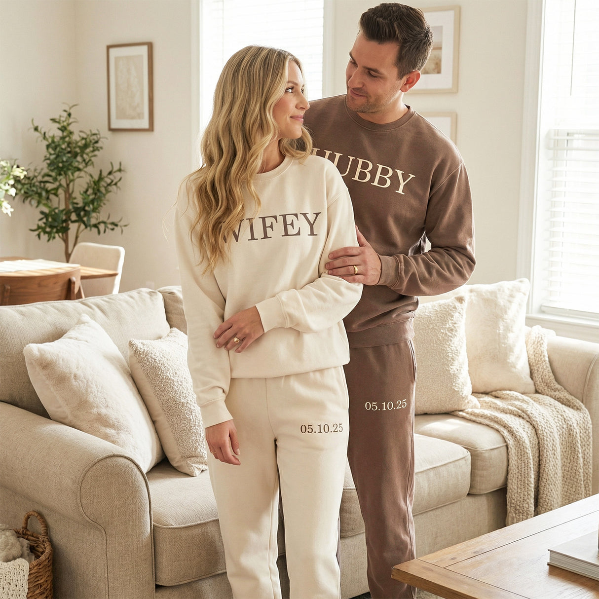 Custom Loungewear Set for Women, Men, Teens & Wedding Party