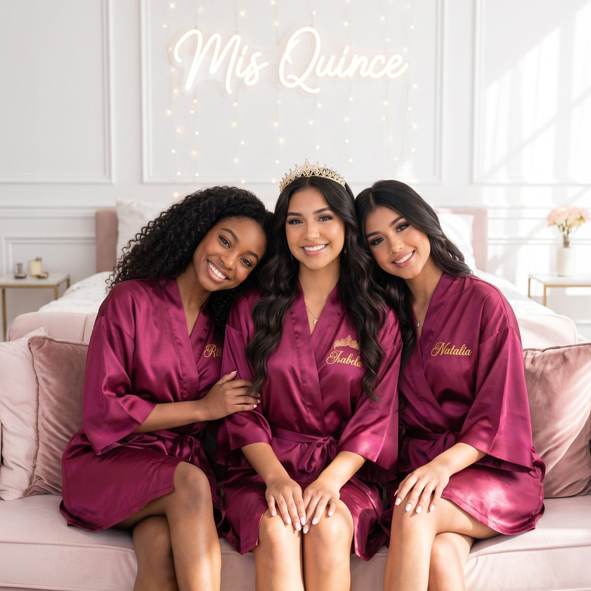 Classic Princess Quinceanera Robe Personalized, Quince Gift - Gifts Are Blue