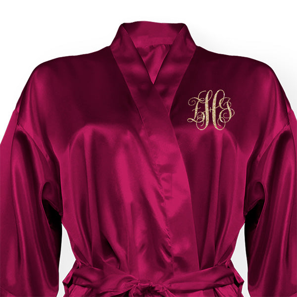 Monogrammed Personalized Getting Ready Robe for All Occasions