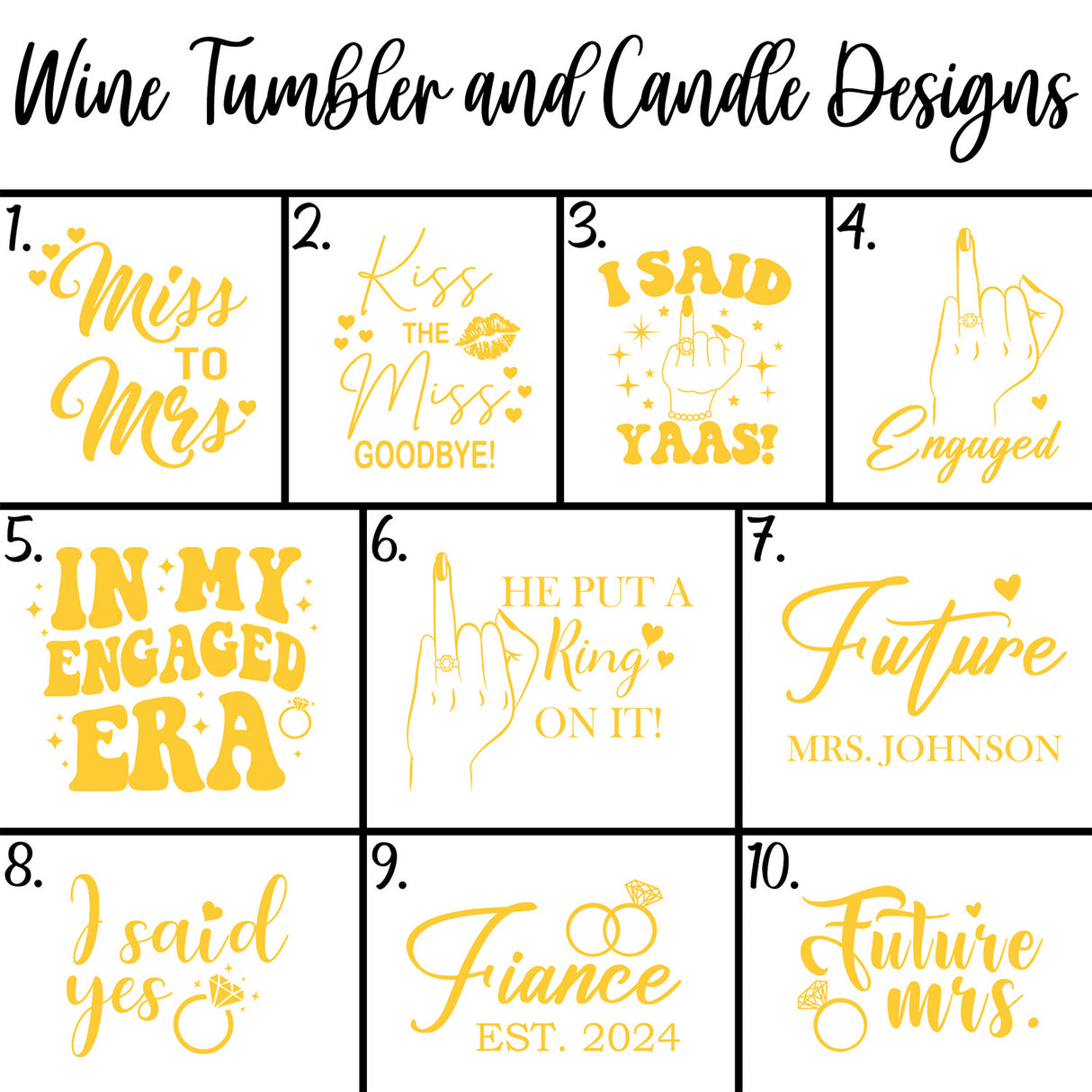 Gold Themed Personalized Engagement Gift Bundle with Slippers for New Fiance