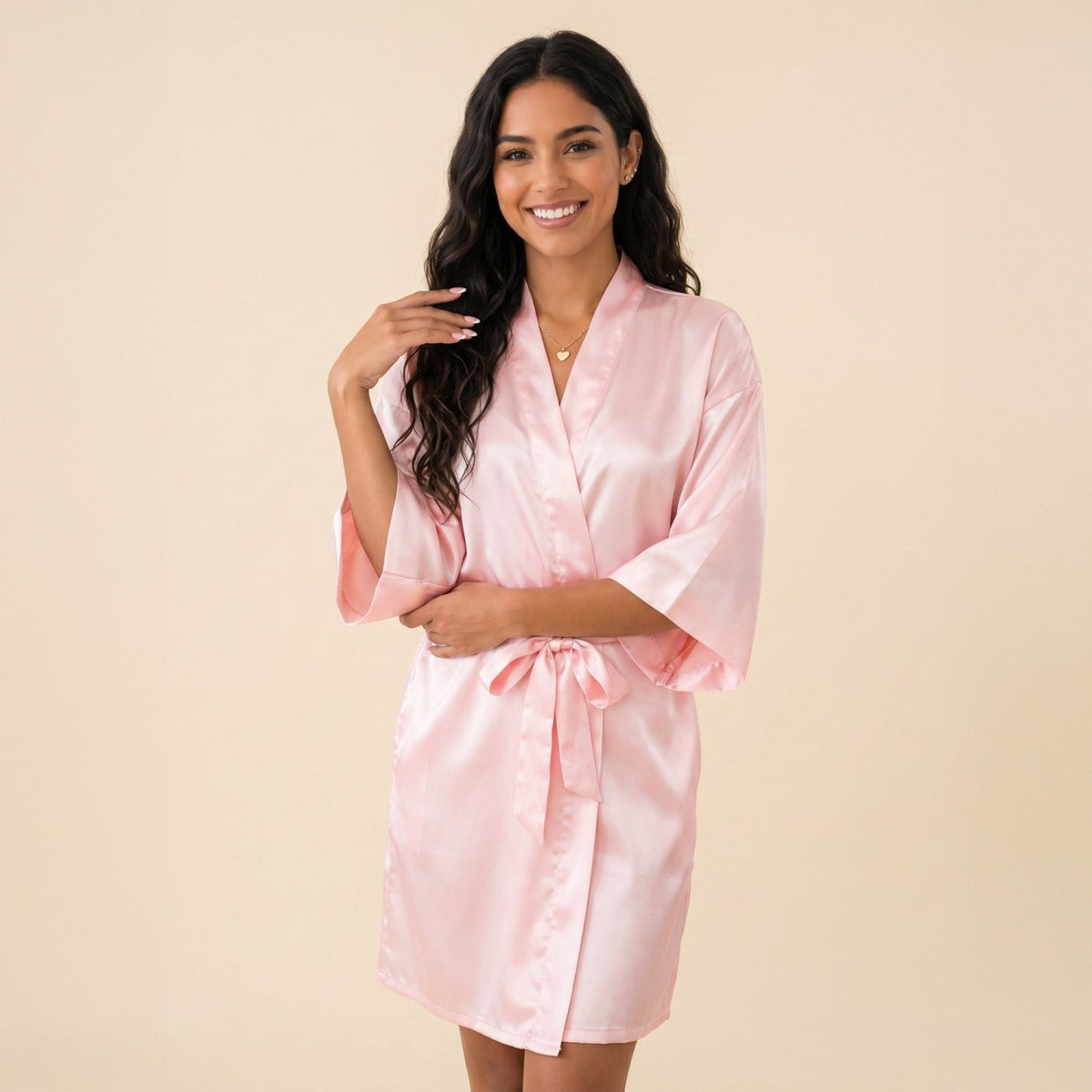 Womens Satin Robes, Sizes Small - 5XL - Gifts Are Blue
