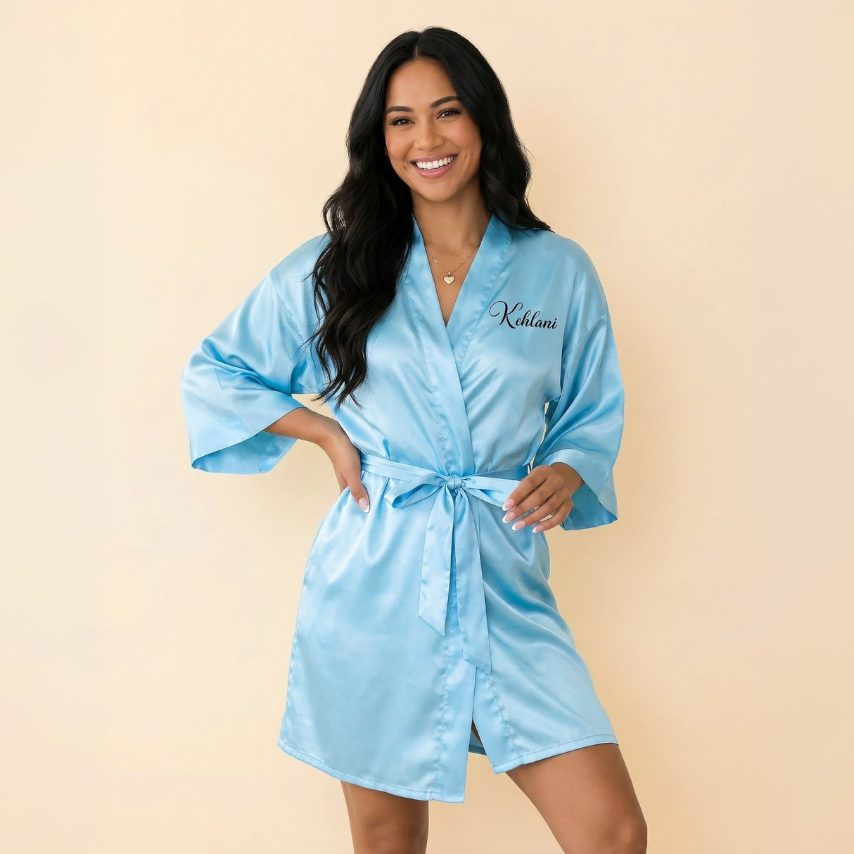 Personalized Ocean Blue Robes for Women and Girls - Gifts Are Blue