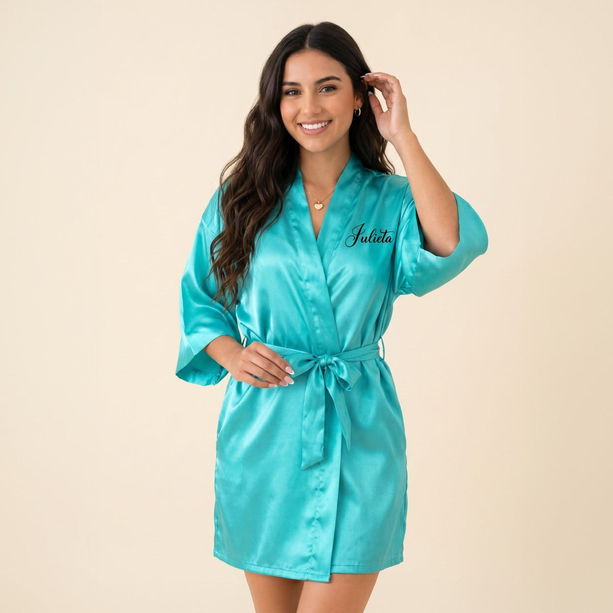 Personalized Turquoise Blue Robes for Women and Girls - Gifts Are Blue
