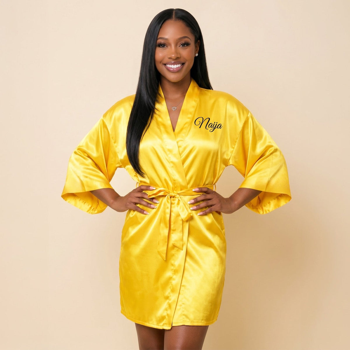 Personalized Yellow Gold Robes for Women and Girls - Gifts Are Blue