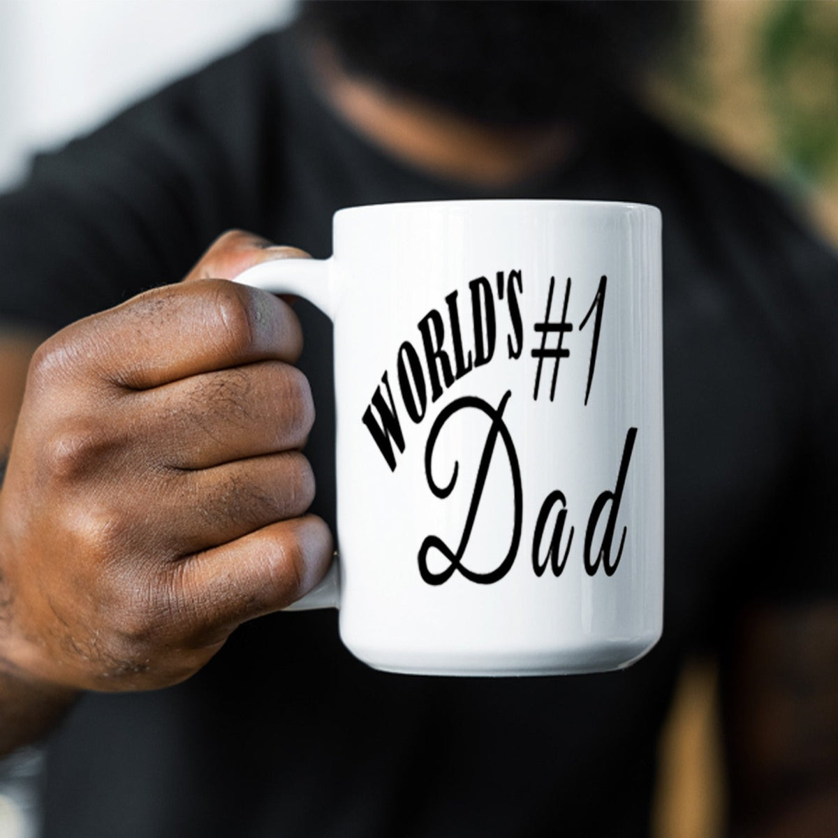 Worlds Number One Dad Coffee Mug - Gifts Are Blue