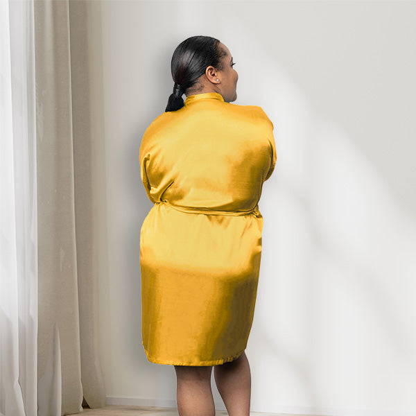Amara Template Personalized Bridesmaid Robes with Flourish Design