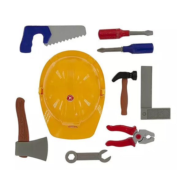 10 Piece Play Tool Belt With Helmet Kids Pretend Play Main