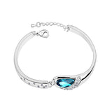 Simply Elegant Ocean Blue Women's Bracelet with Gift Box