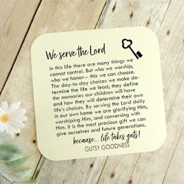 Christian Rustic Keychain As For Me And My House Scripture, Man Of God, Woman Of God, Religious Gifts, Christian Gifts, Gifts for Christians - Background 3