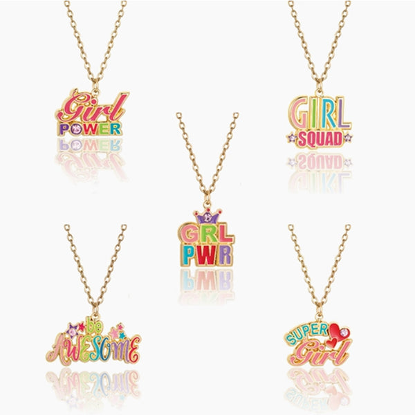 Girl Nation Girl Power Gold Necklace, made for Sensitive Skin – Gifts Are  Blue