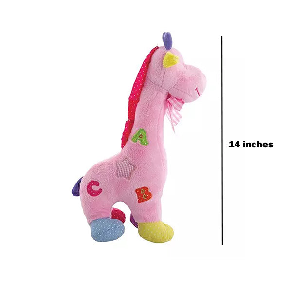 Happy Giraffle Rattle Assorted Blue Pink Yellow, Baby and Toddler Rattle; all SKUs