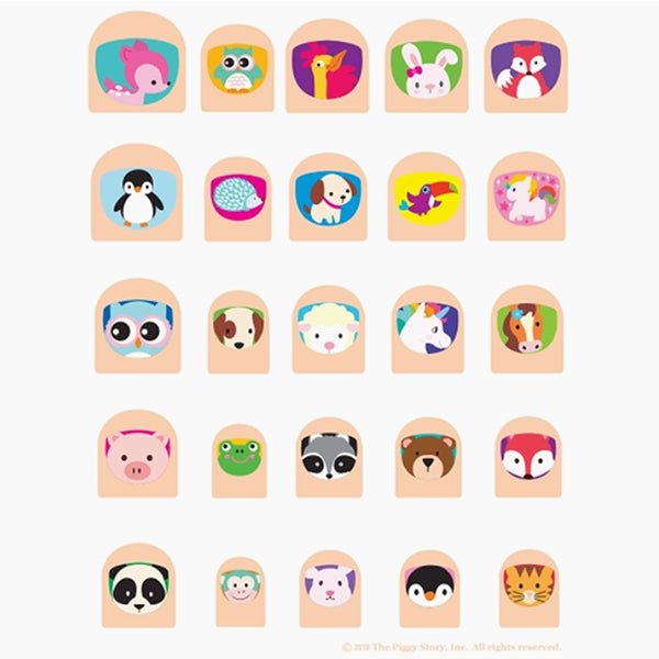 Lil_-Fingers-Nail-Art-by-Girl-Nation-Animal-Friends-Layout