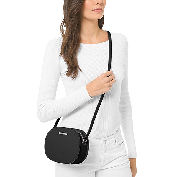 Michael Kors Women's Jet Set Travel Medium Saffiano Leather Crossbody Bag