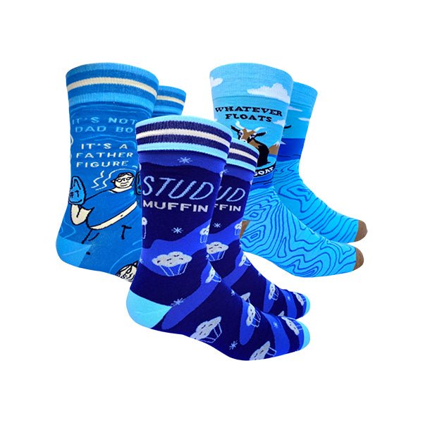 Men Humor Socks Pack Bundle Novelty Gifts, Novelty Socks, Humor Men Socks, 3 Pack of Men Socks - Main
