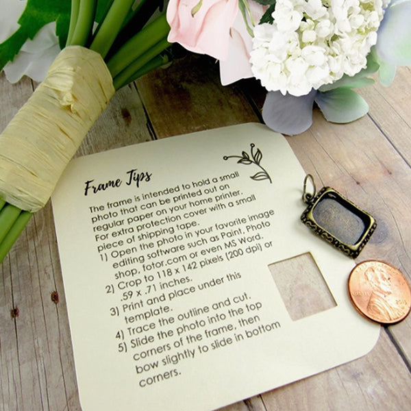 Wedding-Bouquet-Charm-missing-you-white-silver-tone-charm-card2; all SKUs