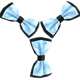 Mens Blue and Black Formal Event Pre-Tied Bow Ties Sets - Gifts Are Blue - 6