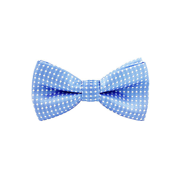 baby blue polka dot boys bowtie