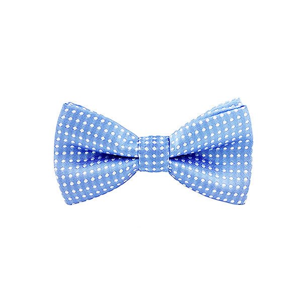 baby blue polka dot boys bowtie