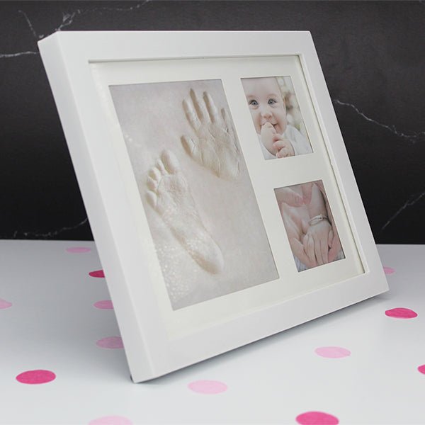 Baby Girl Gift Box, Baby Shower Baby Girl Gift Set, 12 Items; Baby Photo Frame with Clay Molding