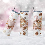 Baby its cold outside Christmas Tumbler with cute design.