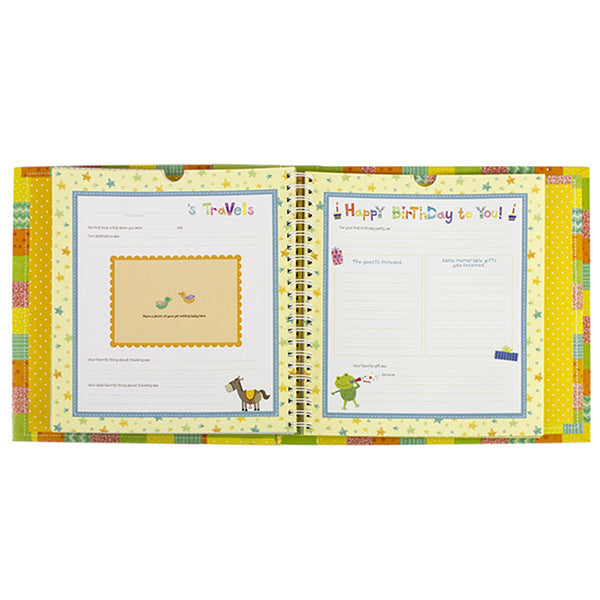 Baby's First Year Memory Keepsake Book - Great Gift for Mom from God Mother, Grandmother, Aunt, Uncle, Coworkers