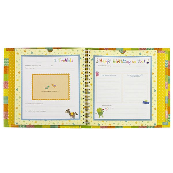 Baby's First Year Memory Keepsake Book - Great Gift for Mom from God Mother, Grandmother, Aunt, Uncle, Coworkers