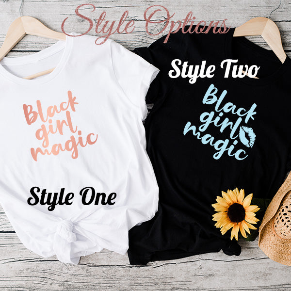 Black Girl Magic Crop Hoodie is showcased in this image featuring Black print text.