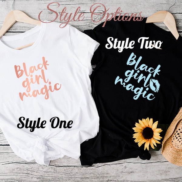 Black Girl Magic Crop Hoodie is showcased in this image featuring Black print text.