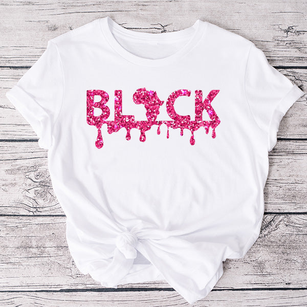 Black inspirational shirts that is perfect for Black History Month, Juneteenth, Back to School, College and more. It enforces self love and self pride. Choose from tshirts, v-necks, sweatshirts, hoodies, crop tops and more.