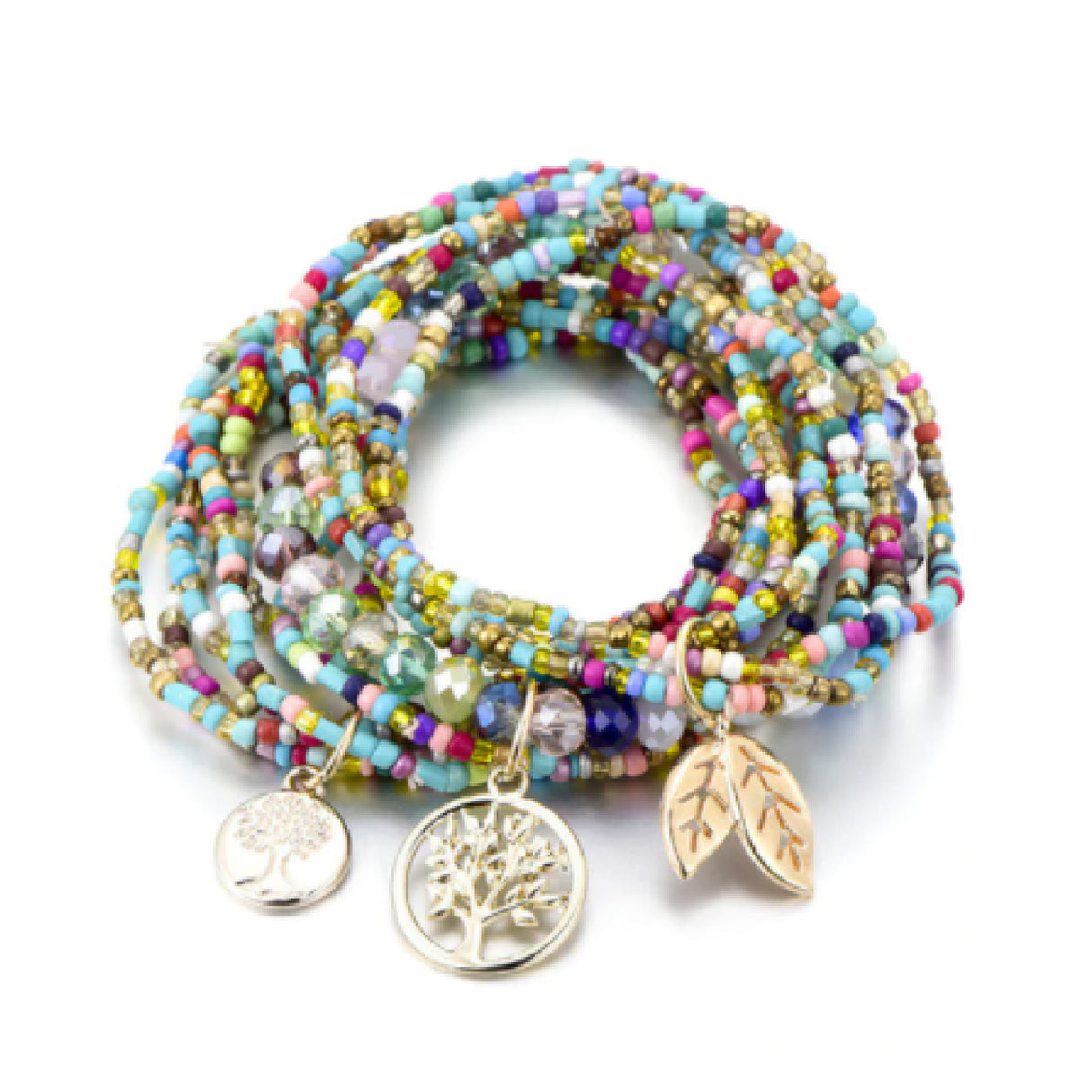 Boho Tree of Life Bracelet Multicolor Main