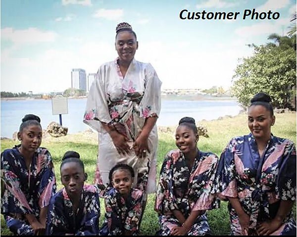 Navy Blue Bridesmaid Robes - all SKUs