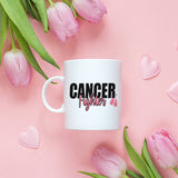 Cancer Fighter Breast Cancer Awareness Month Mug, 11 oz