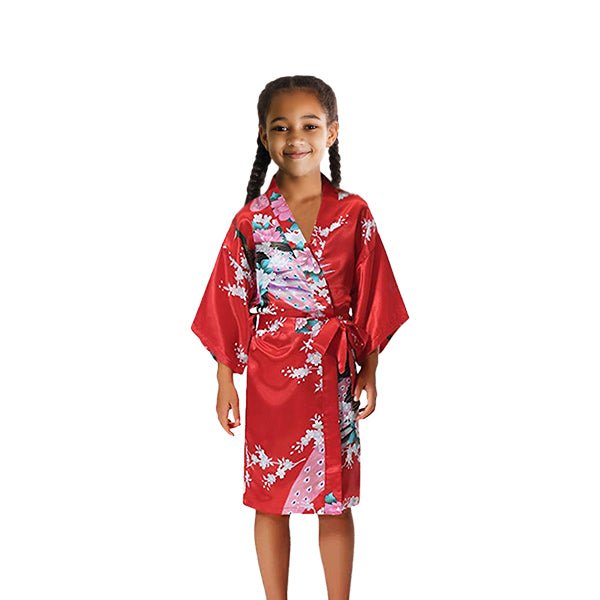 Girls Robes, Floral, Sizes 2T-14, Flower Girl Robes, Spa Party - Gifts Are Blue