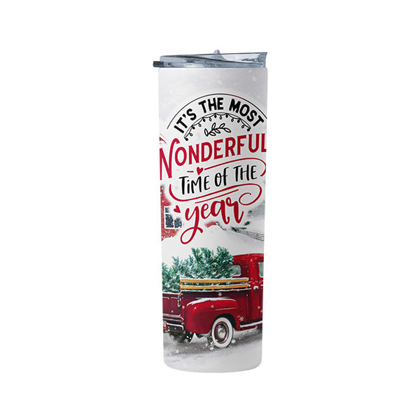 It's the Most Wonderful Time of the Year Tumbler for Christmas for Men and Women
