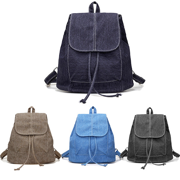 Womens Denim Backpacks, Small, Various Color Washes – Gifts Are Blue