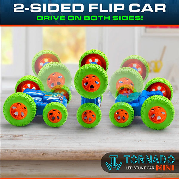 Mini Stunt Tornado Racer Car - Remote Control - 2 Sided Flips