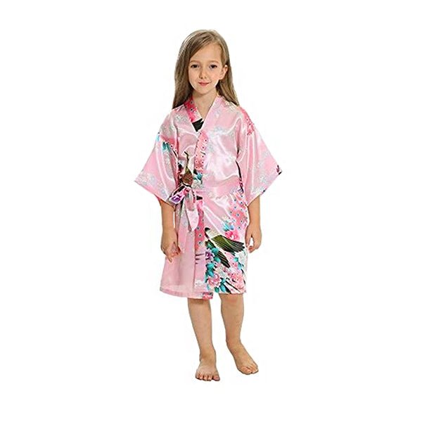 Girls Robes, Floral, Sizes 2T-14, Flower Girl Robes, Spa Party - Gifts Are Blue