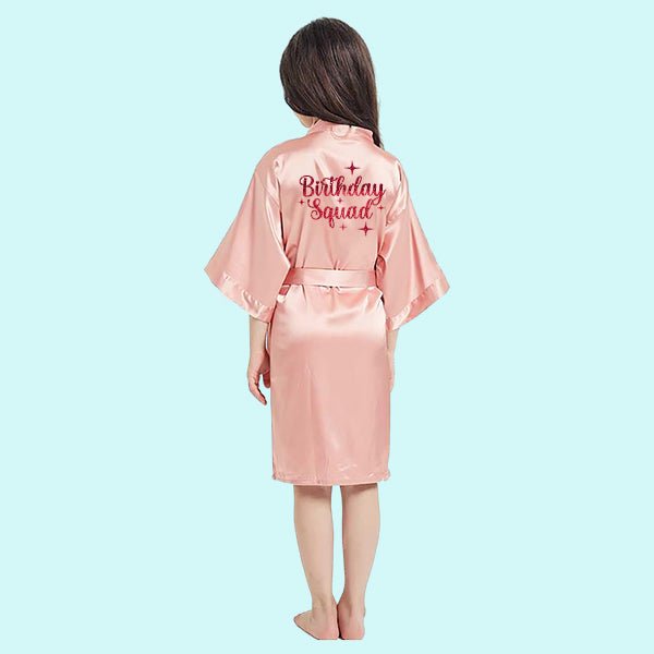 Birthday Girl Robes Personalized with Birthday Number, Name and Text
