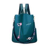 Lovely Oxford Backpack with Anti-theft & Water Resistant Design, Main, Turquoise Blue