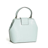 Christi Mini Frame Satchel by Guess - FF828395/14136569 - Womens Handbag with Crossbody Strap - Small - Pale Blue - Backview