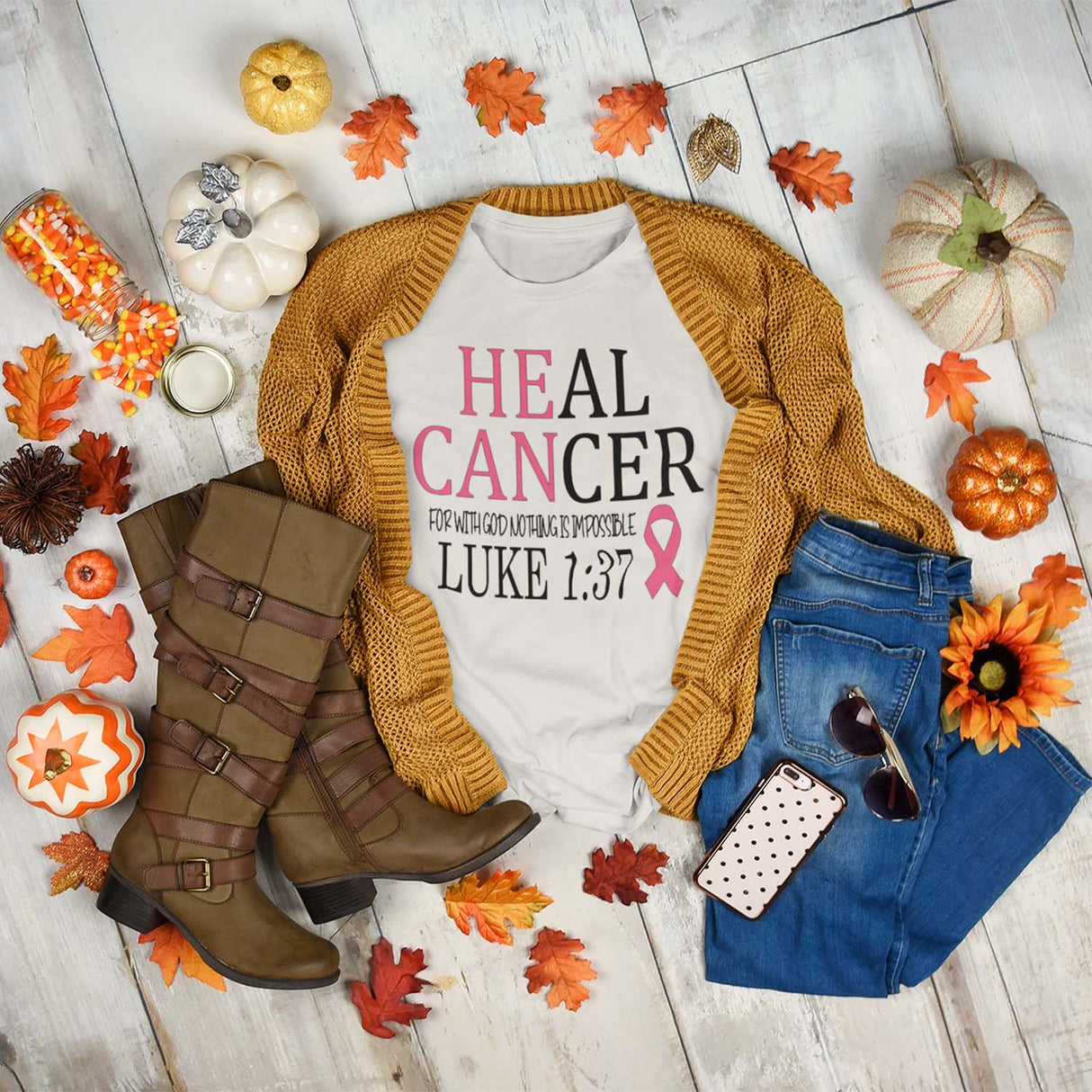 Cancer awareness week t shirt customizable. Personalized cancer awareness month shirts.