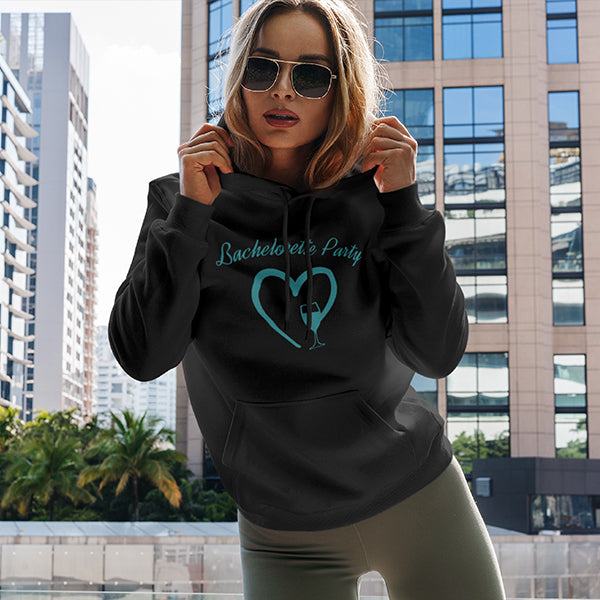 Personalized Bachelorette Party Bride and Bridesmaids T-Shirts, Bridesmaid Crop Hoodies; Hoodie